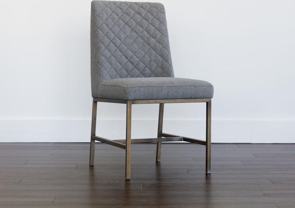 SUNPAN Dining Chairs - Leighland Dining Chair - Dark Grey (Set of 2)