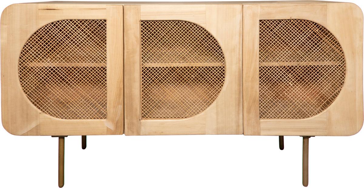 Wood 63x34 3-door Sideboard