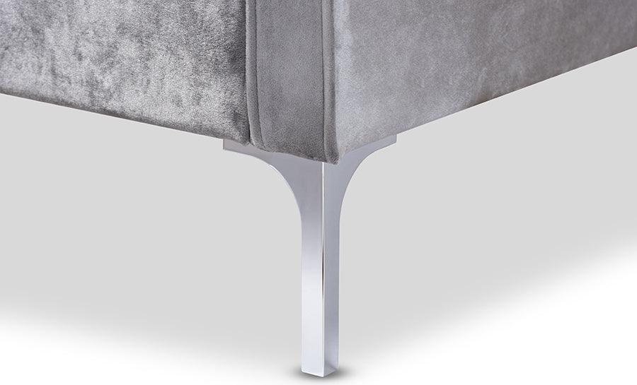 Wholesale Interiors Sofas & Couches - Clara Velvet Sofa Gray