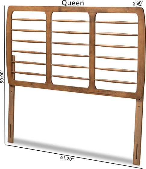 Wholesale Interiors Headboards - Carolyn Queen Headboard Ash Walnut
