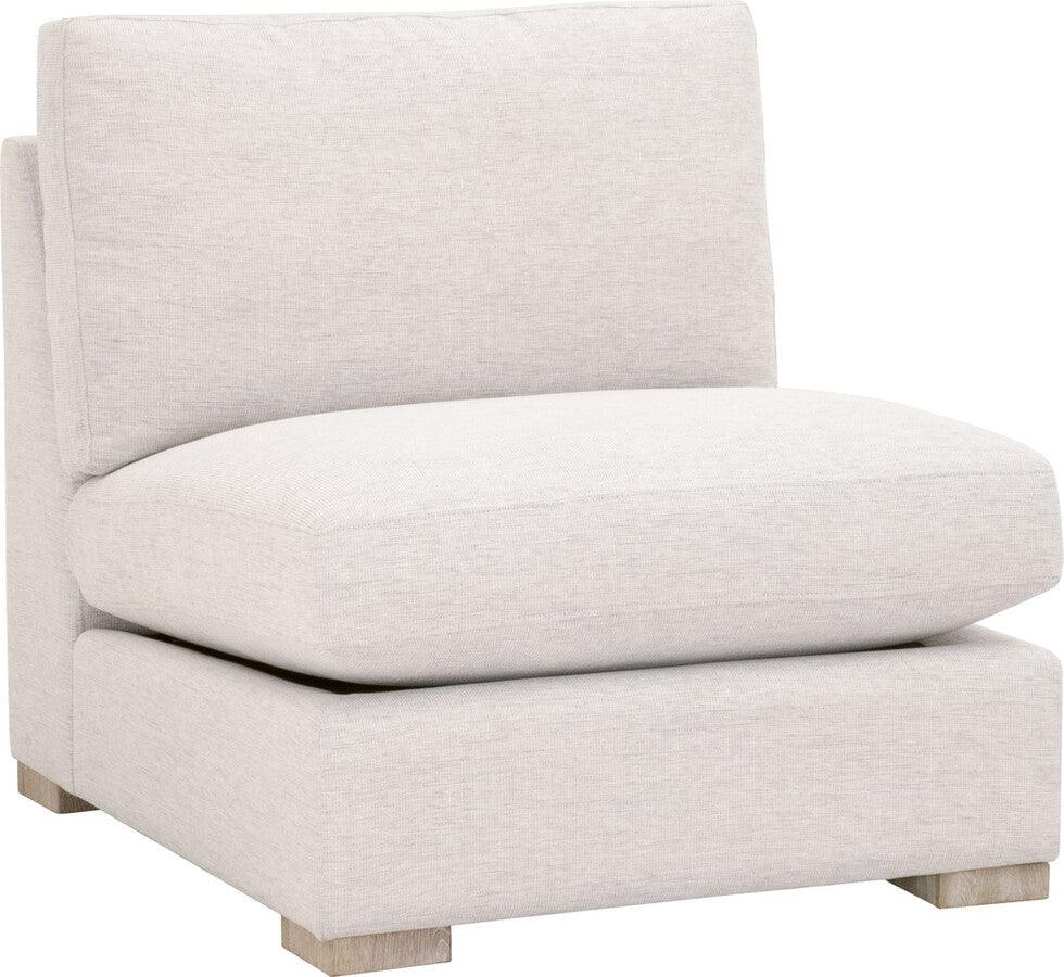 Essentials For Living Accent Chairs - Clara Modular 1-Seat Armless Chair Natural Gray Oak