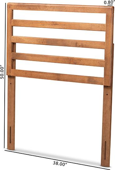 Wholesale Interiors Headboards - Akemi Twin Headboard Ash Walnut