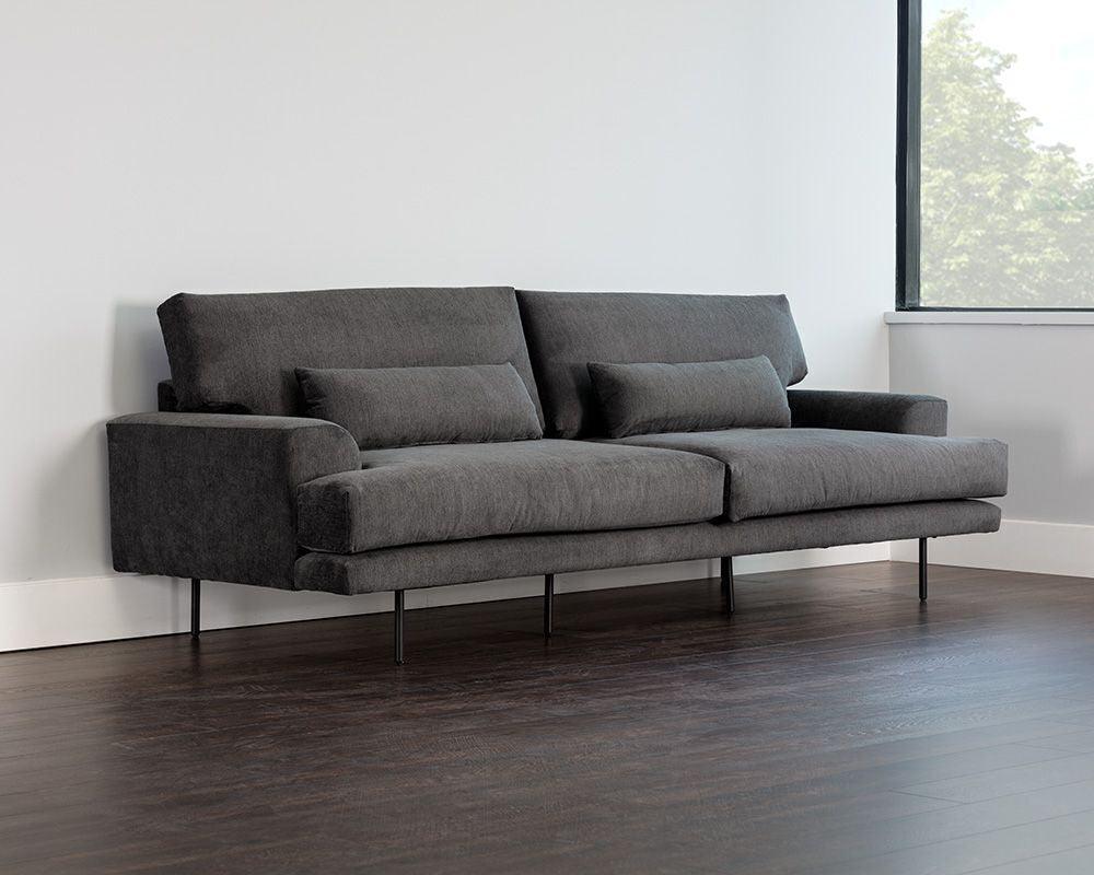 SUNPAN Sofas & Couches - Abigail Sofa Polo Club Kohl Gray