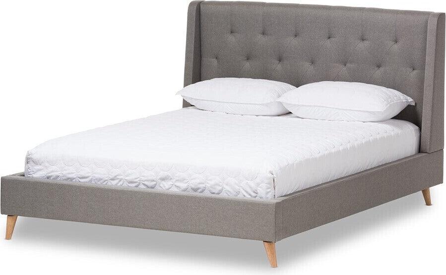 Wholesale Interiors Beds - Adelaide King Bed Light Gray