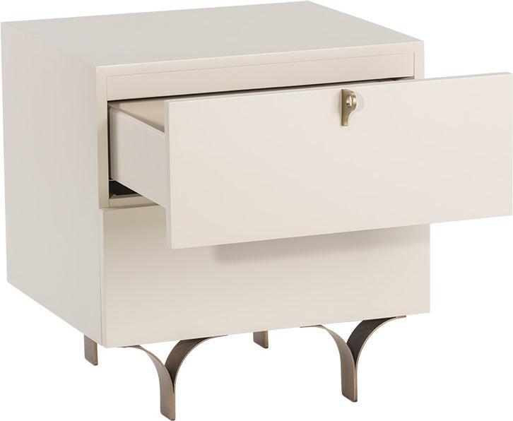 SUNPAN Nightstands & Side Tables - Celine Nightstand Cream