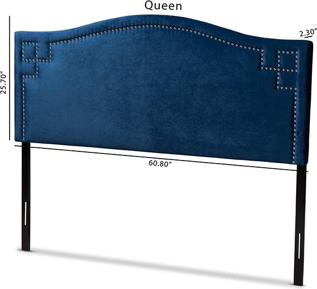 Wholesale Interiors Headboards - Aubrey Full Headboard Royal Blue