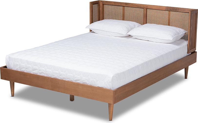 Wholesale Interiors Beds - Rina Full Bed Ash walnut