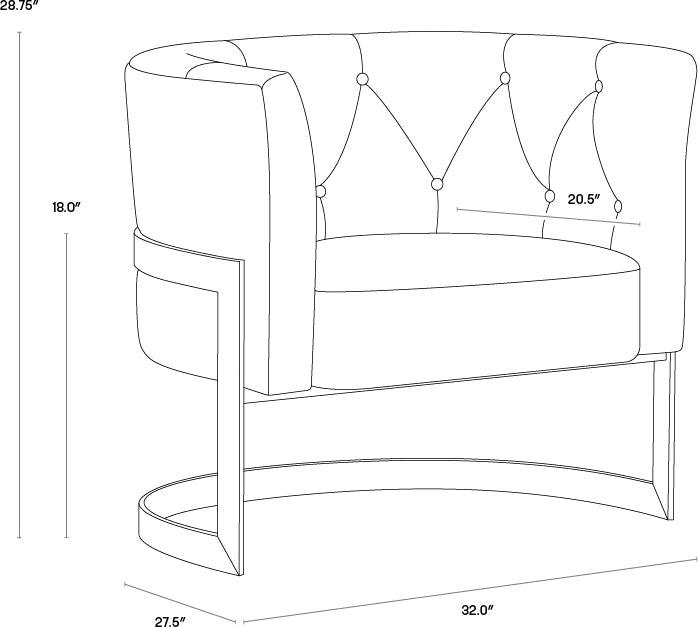 SUNPAN Accent Chairs - Karissa Lounge Chair Cantina Black