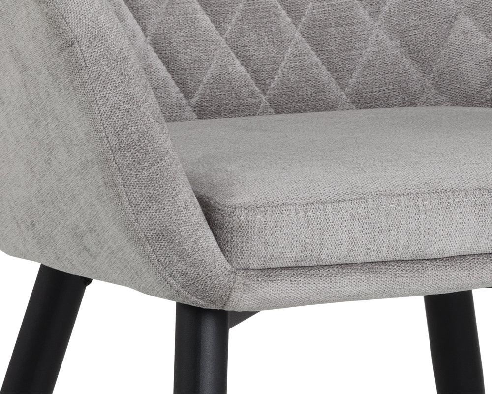 SUNPAN Dining Chairs - Jayna Dining Armchair - Black - Polo Club Stone