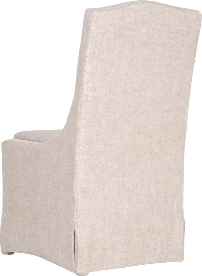 Essentials For Living Dining Chairs - Colette Slipcover Dining Chair Bisque (Set of 2)