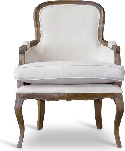 Wholesale Interiors Accent Chairs - Napoleon Traditional French Accent Chair-Ash