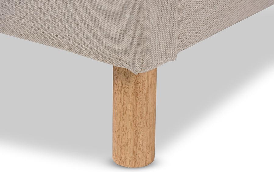 Wholesale Interiors Beds - Samson Full Bed Light Beige