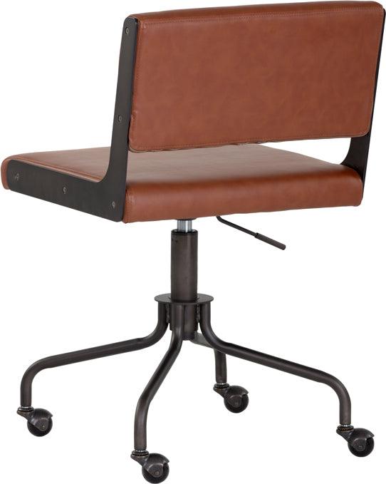 SUNPAN Task Chairs - Davis Office Chair Dark Bronze Rust Tan