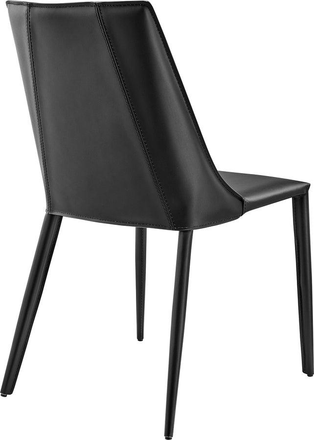 Euro Style Dining Chairs - Kalle Side Chair in Black