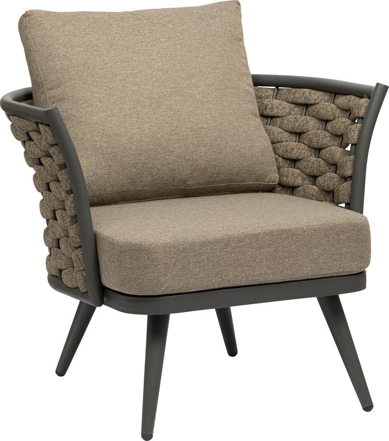 Euro Style Accent Chairs - Solna Lounge Chair Taupe