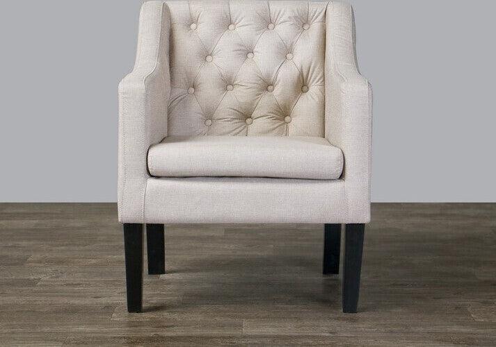 Wholesale Interiors Accent Chairs - Brittany Club Chair Beige