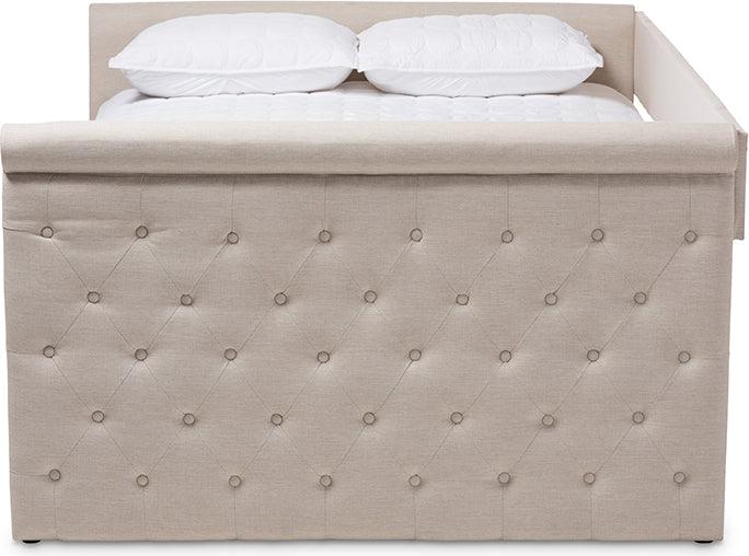 Wholesale Interiors Daybeds - Amaya 86.22" Daybed Light Beige