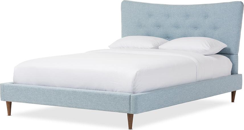 Wholesale Interiors Beds - Hannah King Bed Light Blue
