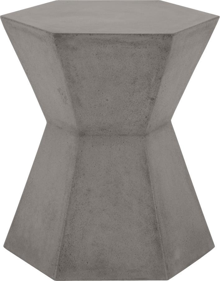 Essentials For Living Side & End Tables - Bento Accent Table Slate Gray Concrete