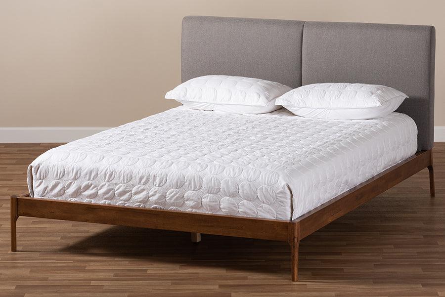 Wholesale Interiors Beds - Aveneil King Bed Gray & Walnut Brown