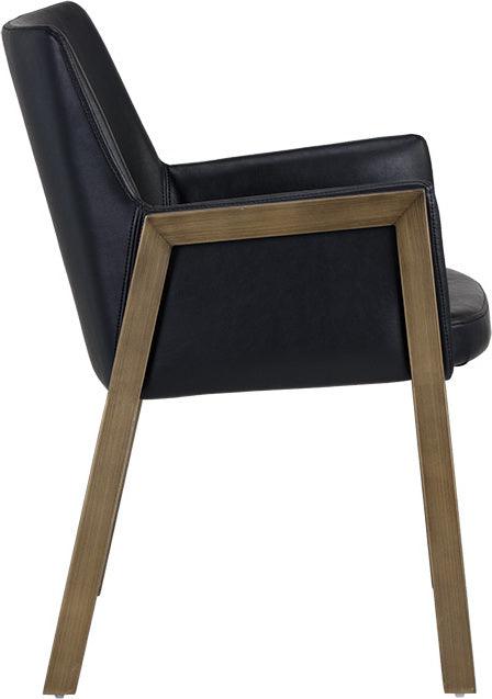 SUNPAN Dining Chairs - Bernadette Dining Armchair - Bravo Black