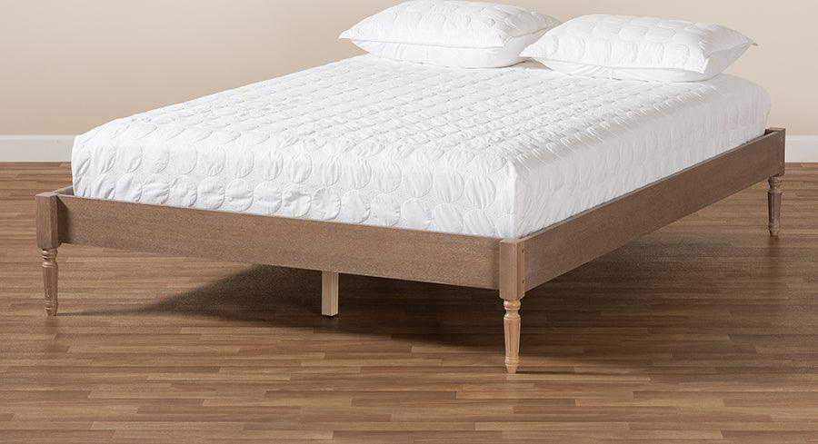 Wholesale Interiors Beds - Colette King Bed Antique Oak