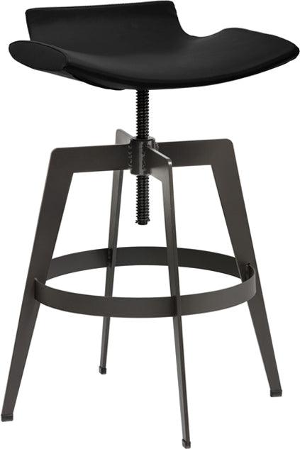 SUNPAN Barstools - Bancroft Adjustable Stool - Onyx