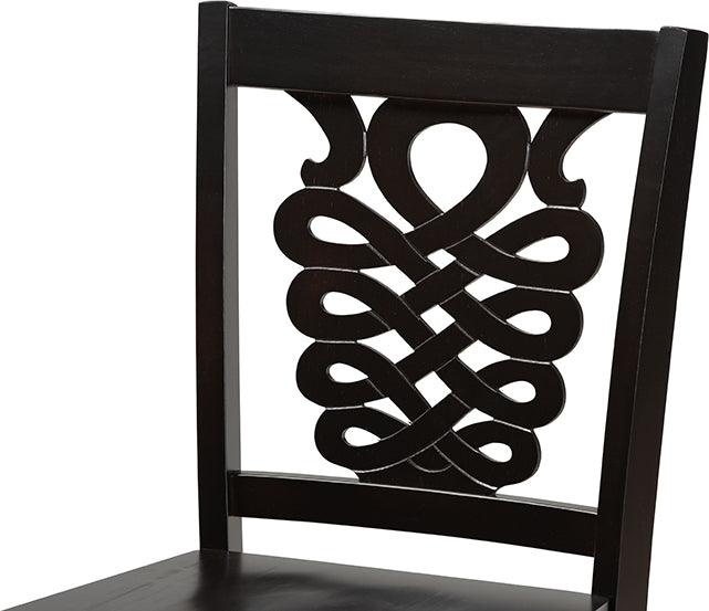 Wholesale Interiors Barstools - Gervais Counter Stool Dark Brown (Set of 2)