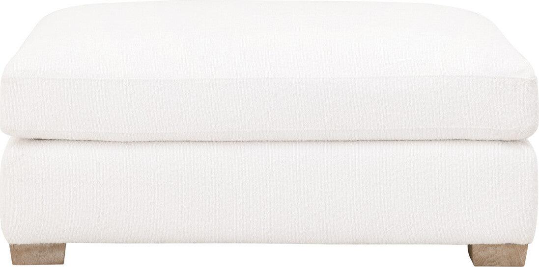 Essentials For Living Ottomans & Stools - Dean California Casual Ottoman Performance Boucle Snow