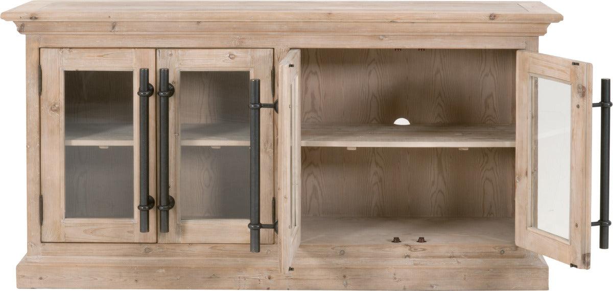 Essentials For Living TV & Media Units - Bastille Media Sideboard Smoke Gray Pine