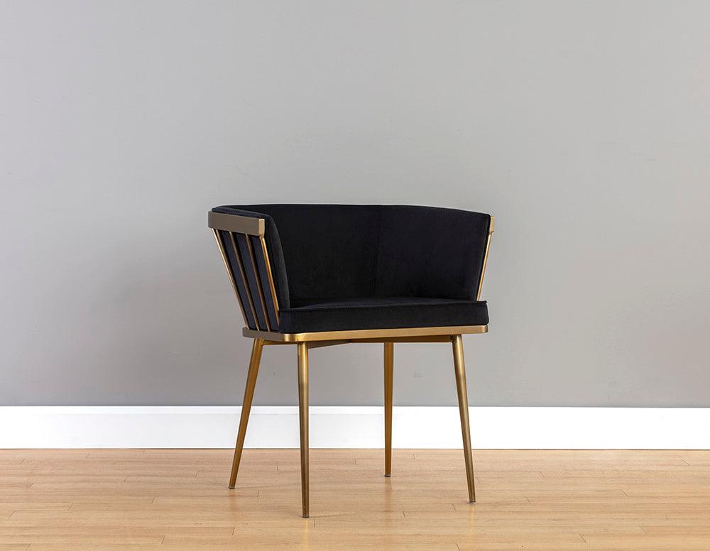 SUNPAN Dining Chairs - Caily Dining Armchair - Abbington Black