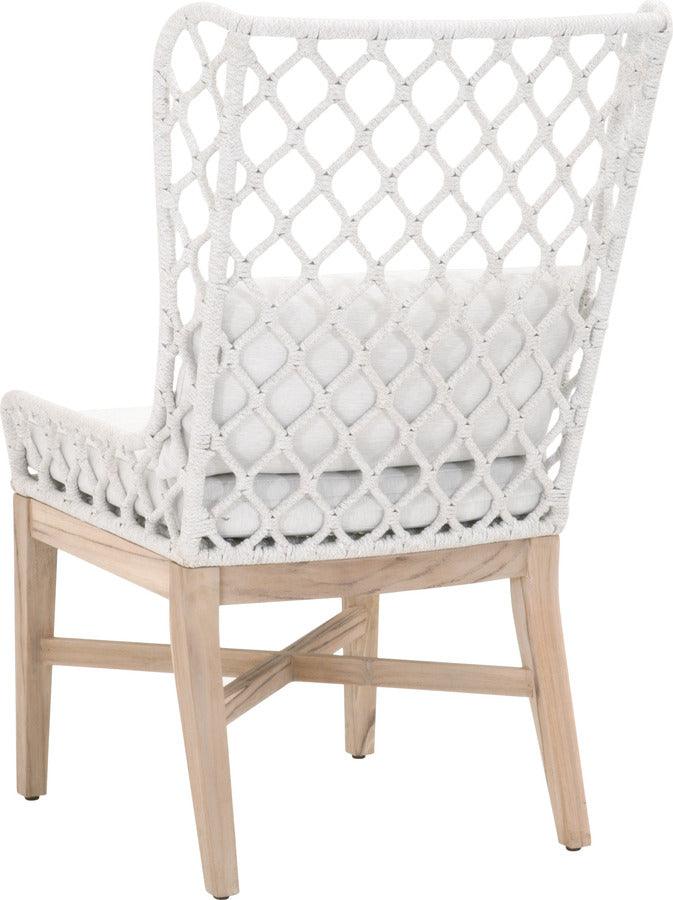Essentials For Living Chairs - Lattis Outdoor Wing Chair White Speckle