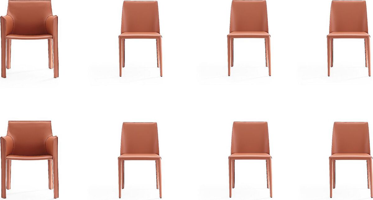 Manhattan Comfort Dining Chairs - Paris Clay Dining Chairs (Set of 8)