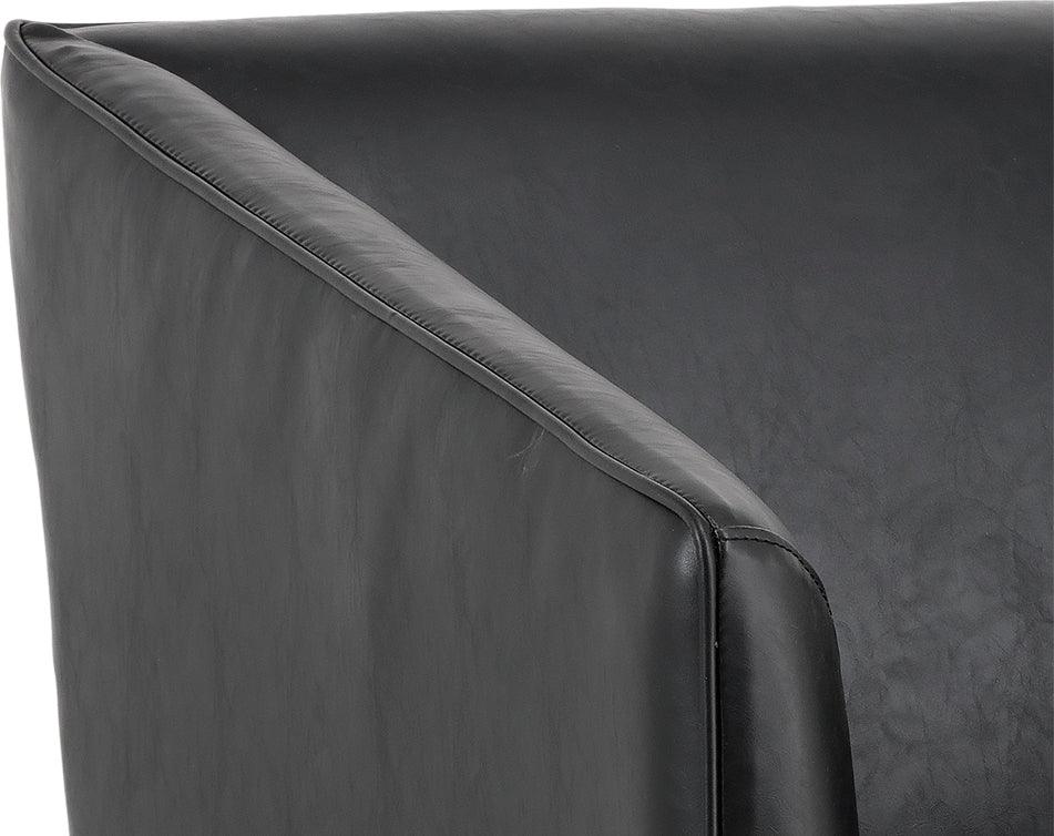 SUNPAN Dining Chairs - Phoenix Swivel Dining Armchair - Coal Black