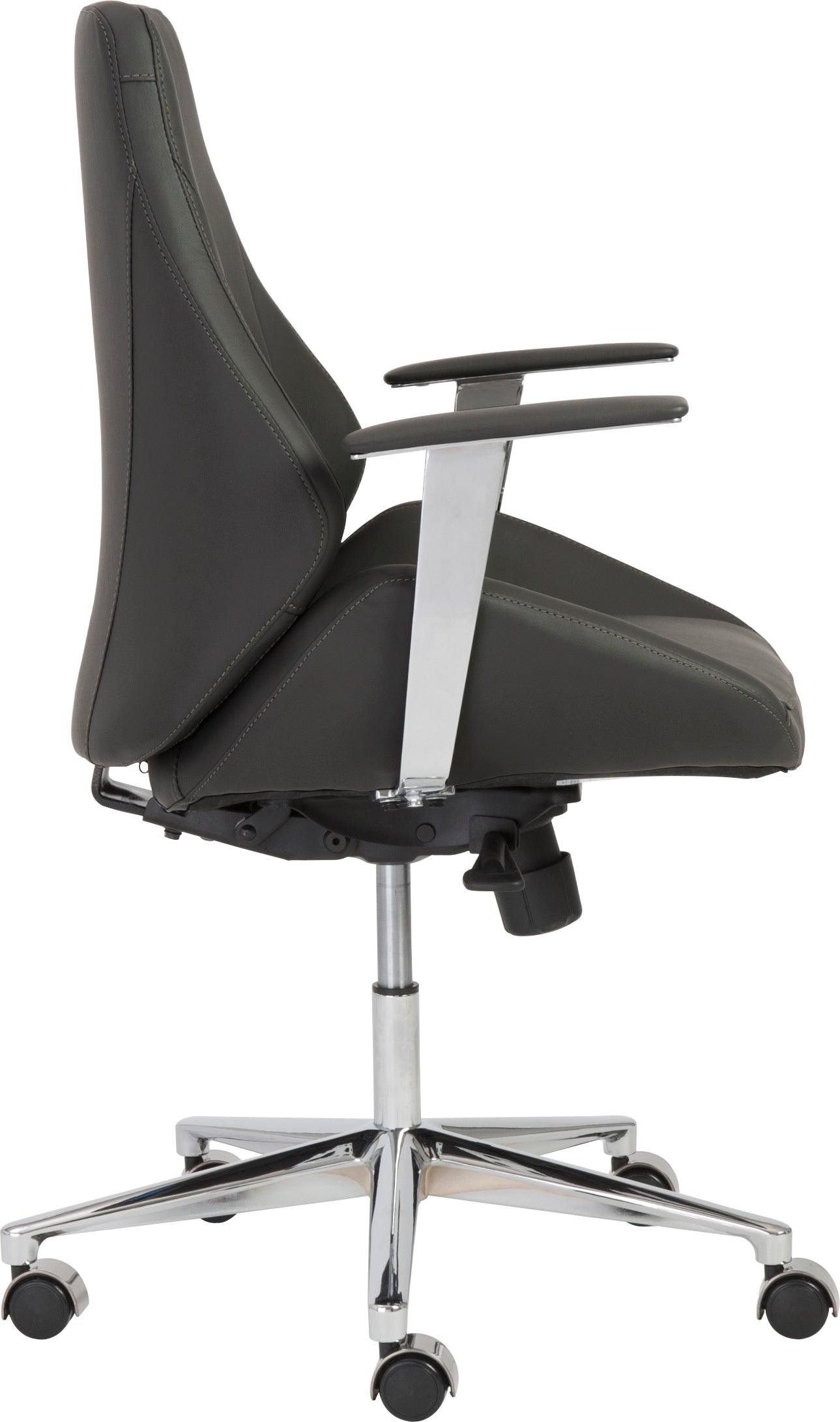 Euro Style Task Chairs - Bergen Low Back Office Chair Black