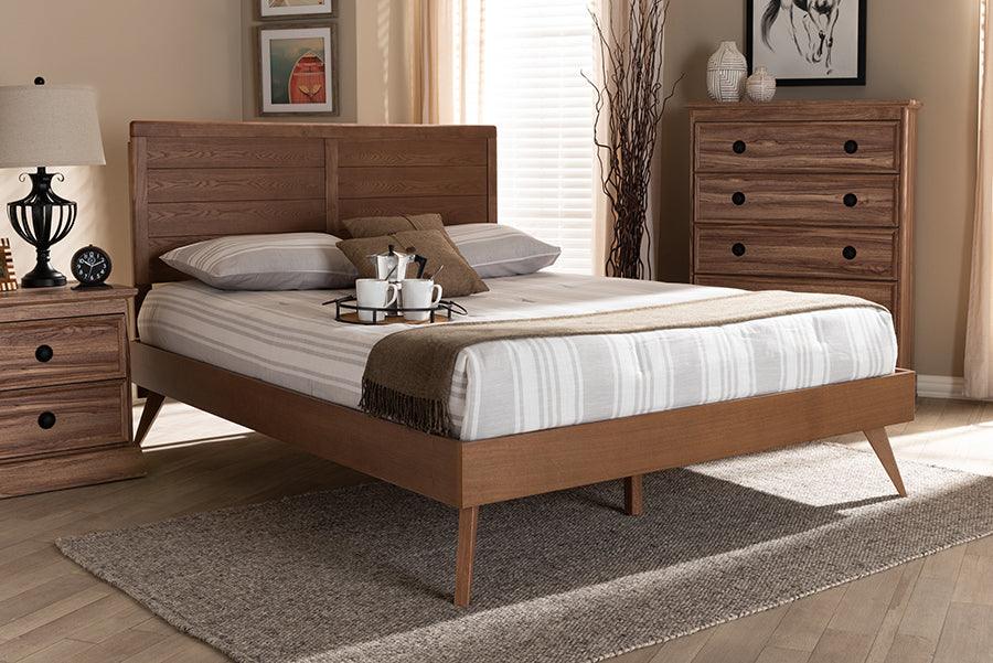 Wholesale Interiors Beds - Artemis Full Bed Ash Walnut