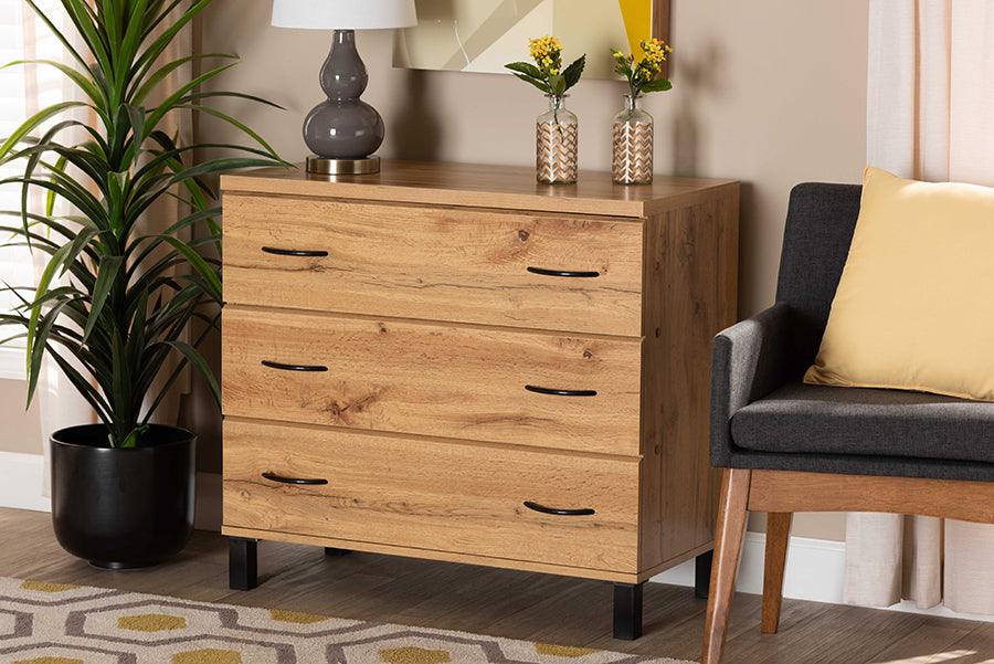 Wholesale Interiors Chest of Drawers - Maison Chest Of Drawers Oak Brown