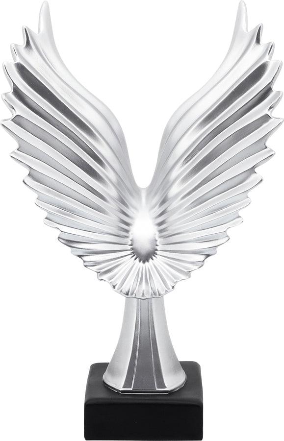 Sagebrook Home Decorative Objects - Resin 14"H Eagle Table Accent, Silver