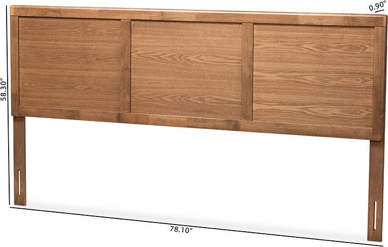 Wholesale Interiors Headboards - Raya King Headboard Ash Walnut