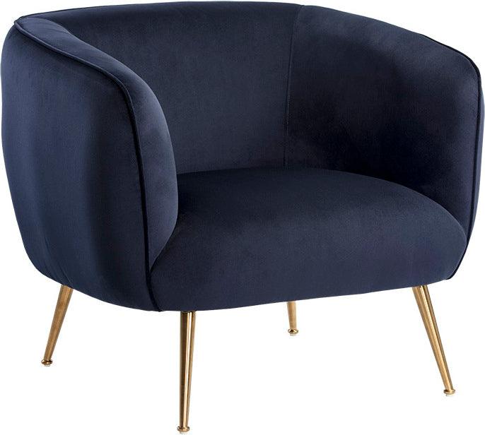 SUNPAN Accent Chairs - Amara Lounge Chair Abbington Navy