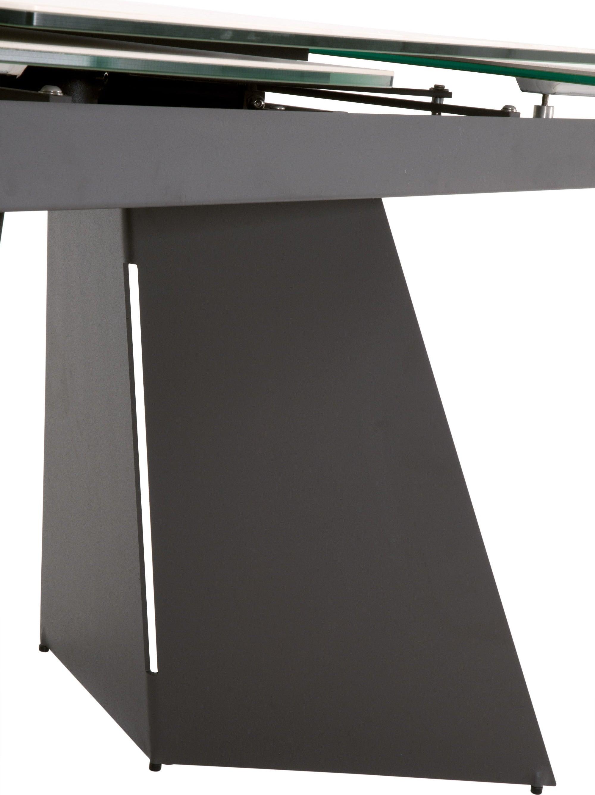 Essentials For Living Dining Tables - Torque Extension Dining Table Matte Dark Gray