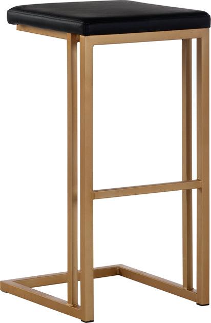 SUNPAN Barstools - Boone Barstool - Champagne Gold - Onyx (Set of 2)