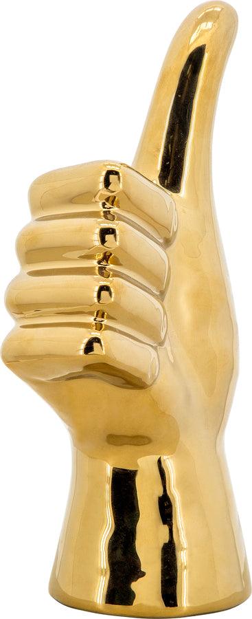 Sagebrook Home Decorative Objects - 6"H Thumbs Up Table Deco Gold