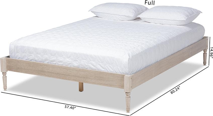 Wholesale Interiors Beds - Colette Full Bed Antique White