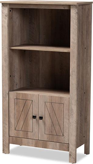 Wholesale Interiors Bookcases & Display Units - Derek 3-Tier Bookcase Rustic Oak