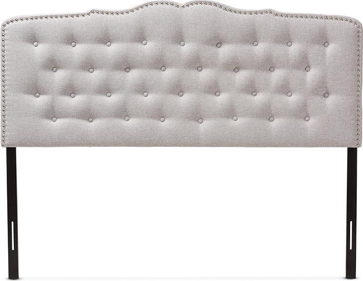 Wholesale Interiors Headboards - Lucy Queen Headboard Grayish Beige