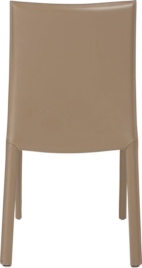 Euro Style Dining Chairs - Hasina Dining Chair in Taupe - Set of 2