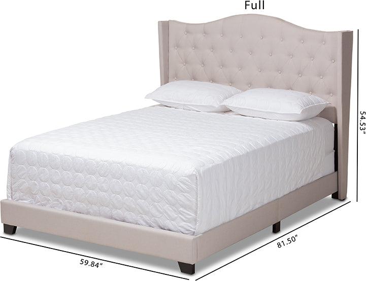 Wholesale Interiors Beds - Alesha Queen Bed Beige