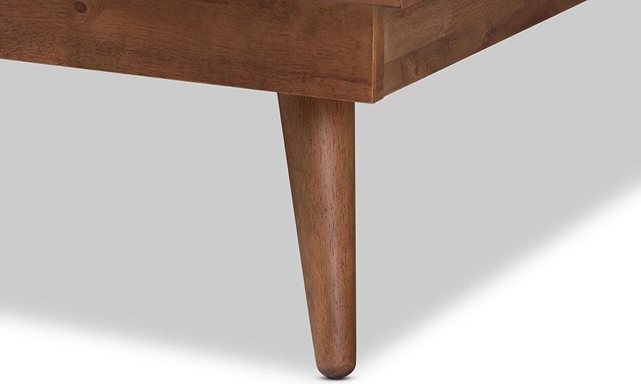 Wholesale Interiors Beds - Nura King Bed Walnut Brown