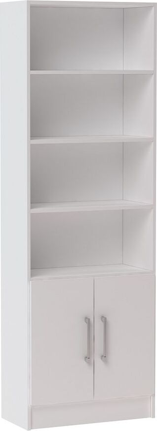 Manhattan Comfort Bookcases & Display Units - Practical Catarina Cabinet with 6- Shelves in White
